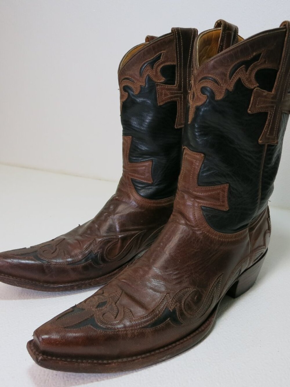 Old Gringo Cross Snip Toe Leather Western Cowgirl Cowboy Boots Footwear Mexico 9 - Picture 1 of 7
